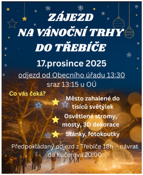 Zájezd na&nbsp;adventní trhy Třebíč