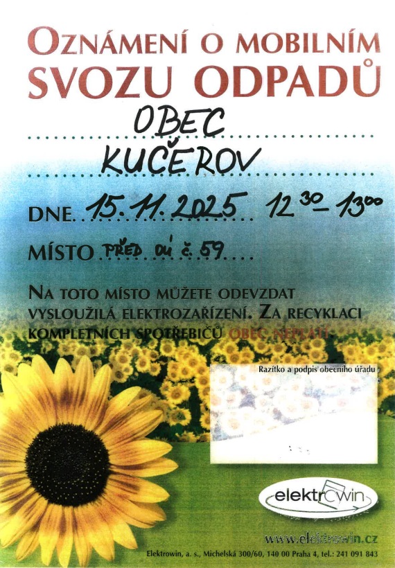 Svoz nebezpečného odpadu a elektrozařízení