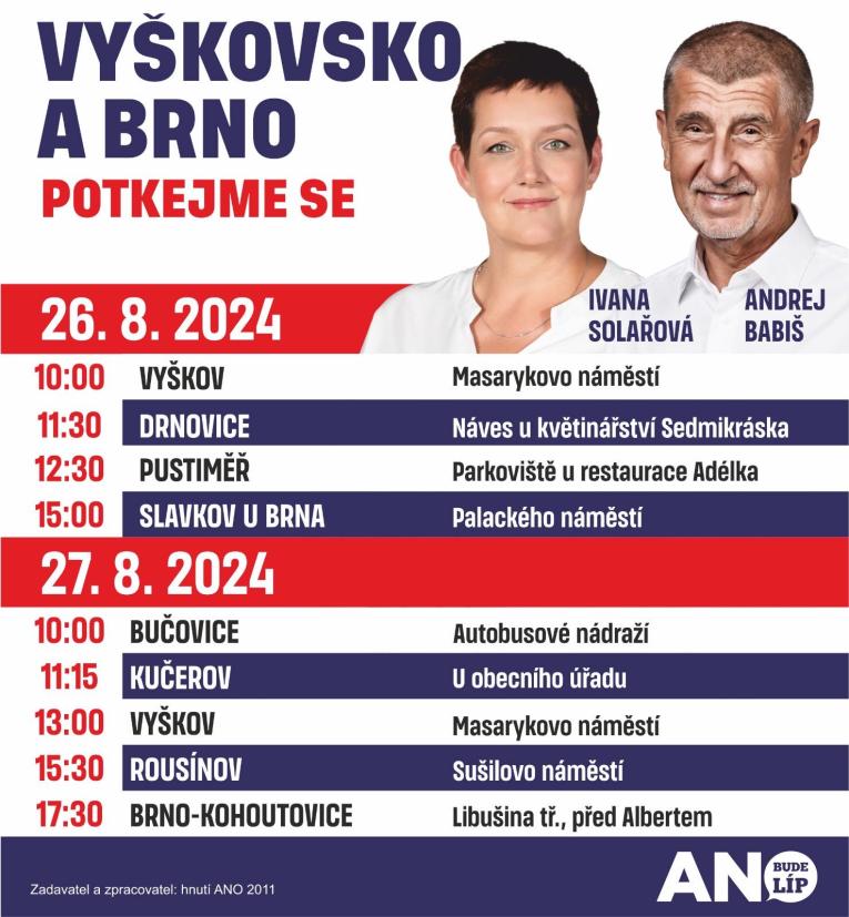 Vyškovsko potkejme se