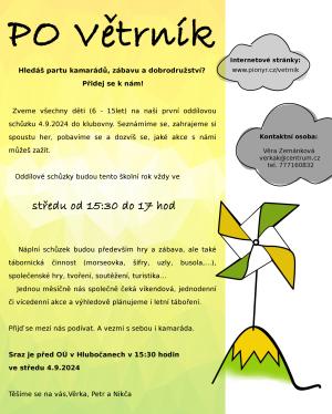 Kroužek por školní děti