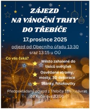 Zájezd na adventní trhy Třebíč
